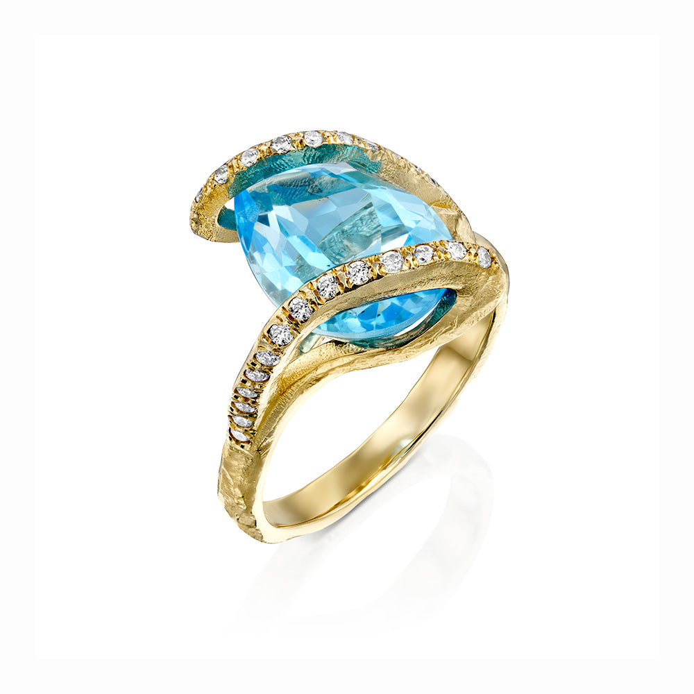 Leslie Ring- Topaz - Danielle Gerber Freedom Jewelry