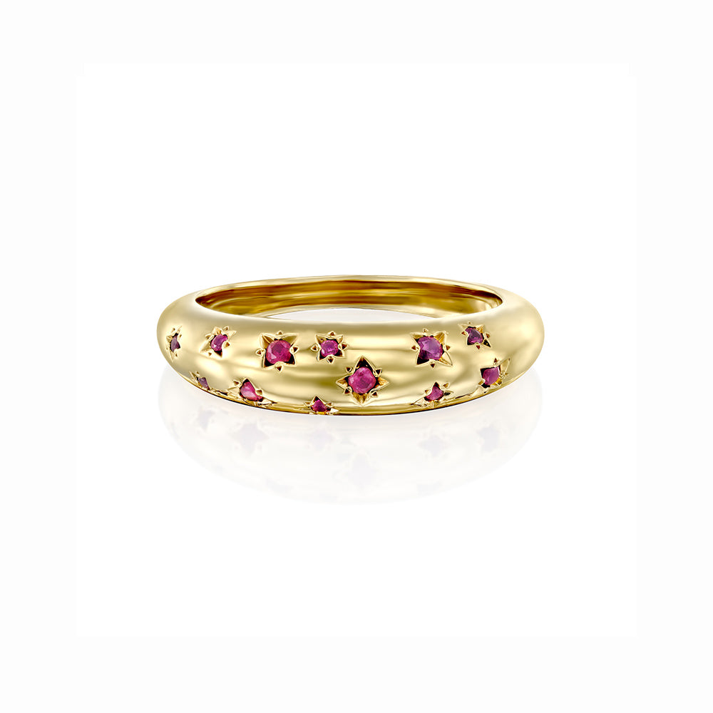 Carina Ring - Ruby - Danielle Gerber Freedom Jewelry