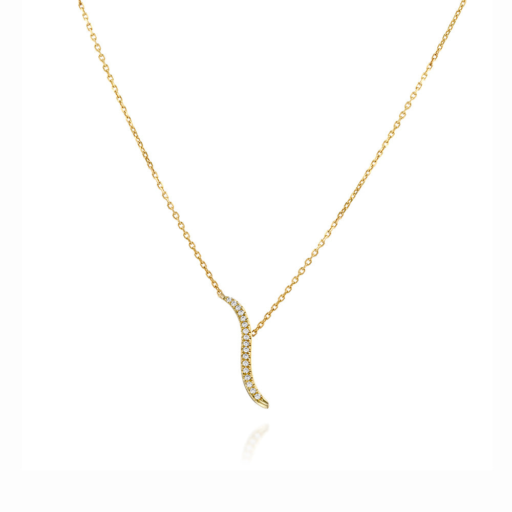 Flowy Necklace &amp; Diamonds - Danielle Gerber Freedom Jewelry