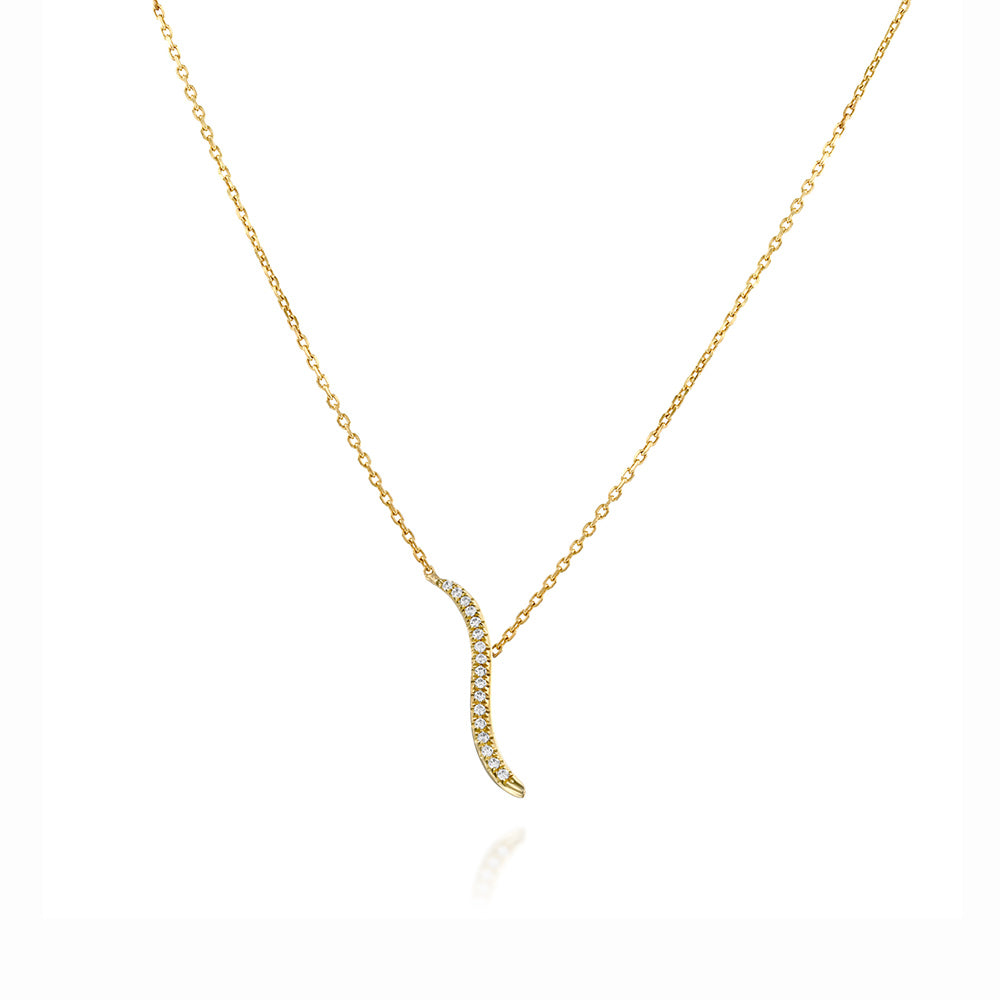 Flowy Necklace & Diamonds - Danielle Gerber Freedom Jewelry