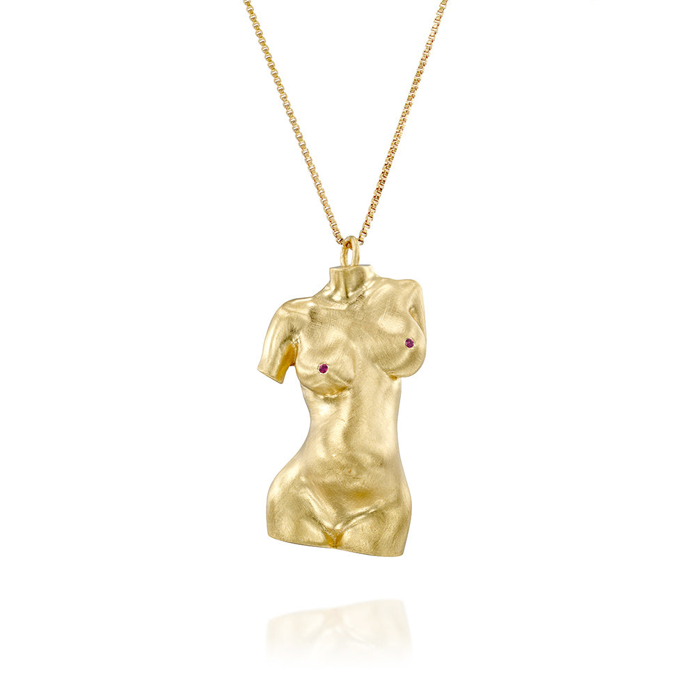 Pregnant Gaia Pendant - Danielle Gerber Freedom Jewelry