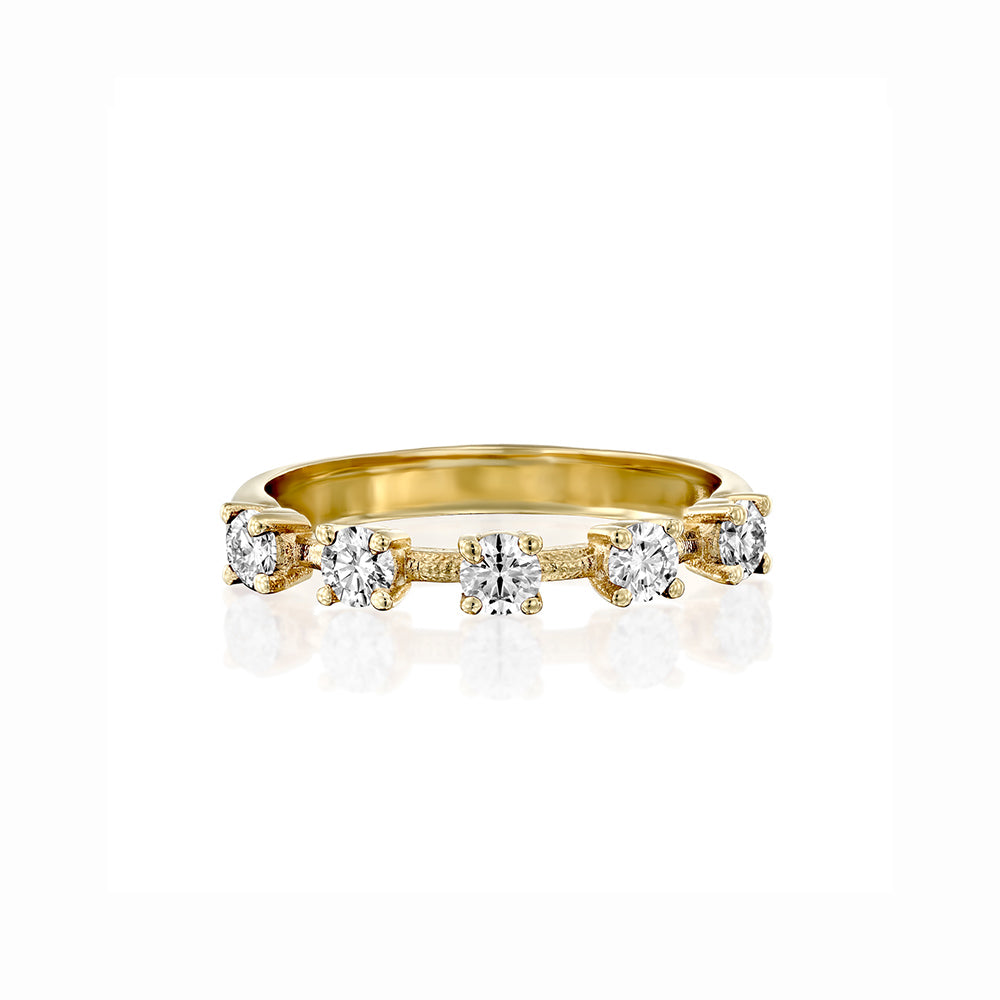 Milky way ring & diamonds - Danielle Gerber Freedom Jewelry