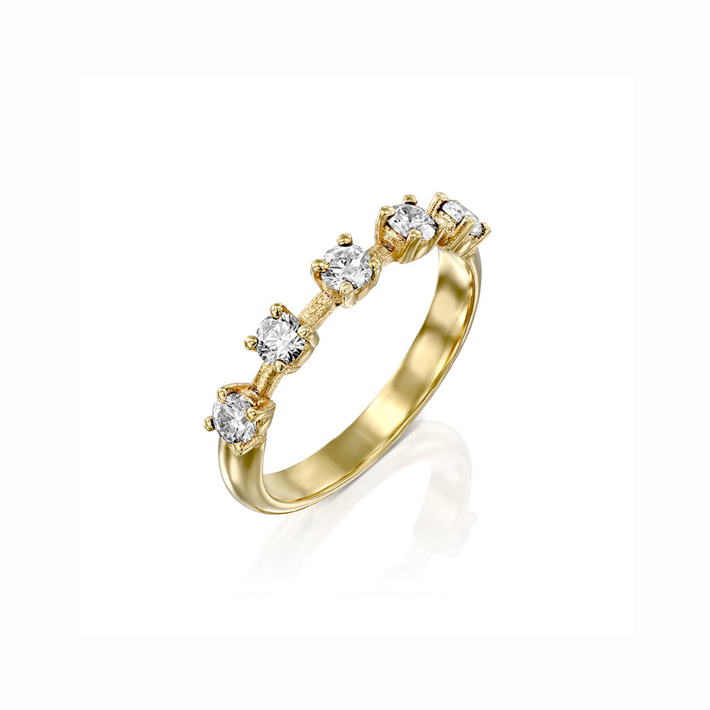 Milky way ring & diamonds - Danielle Gerber Freedom Jewelry