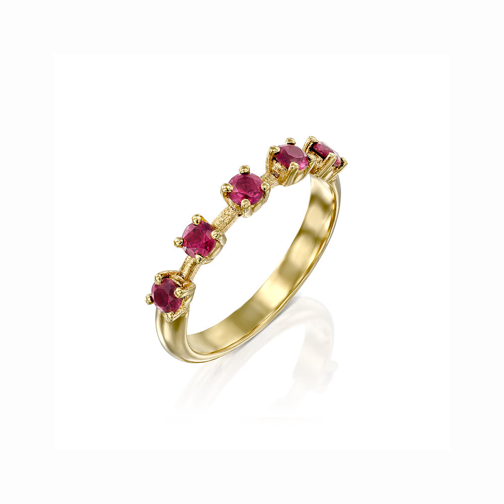 Milky way ring ruby - Danielle Gerber Freedom Jewelry