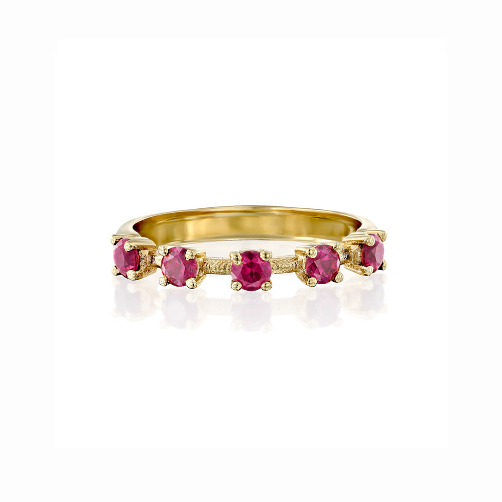 Milky way ring ruby - Danielle Gerber Freedom Jewelry