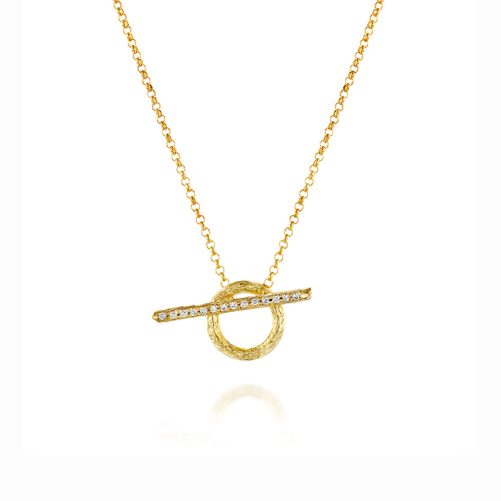 Mini Anchor Necklace - Danielle Gerber Freedom Jewelry