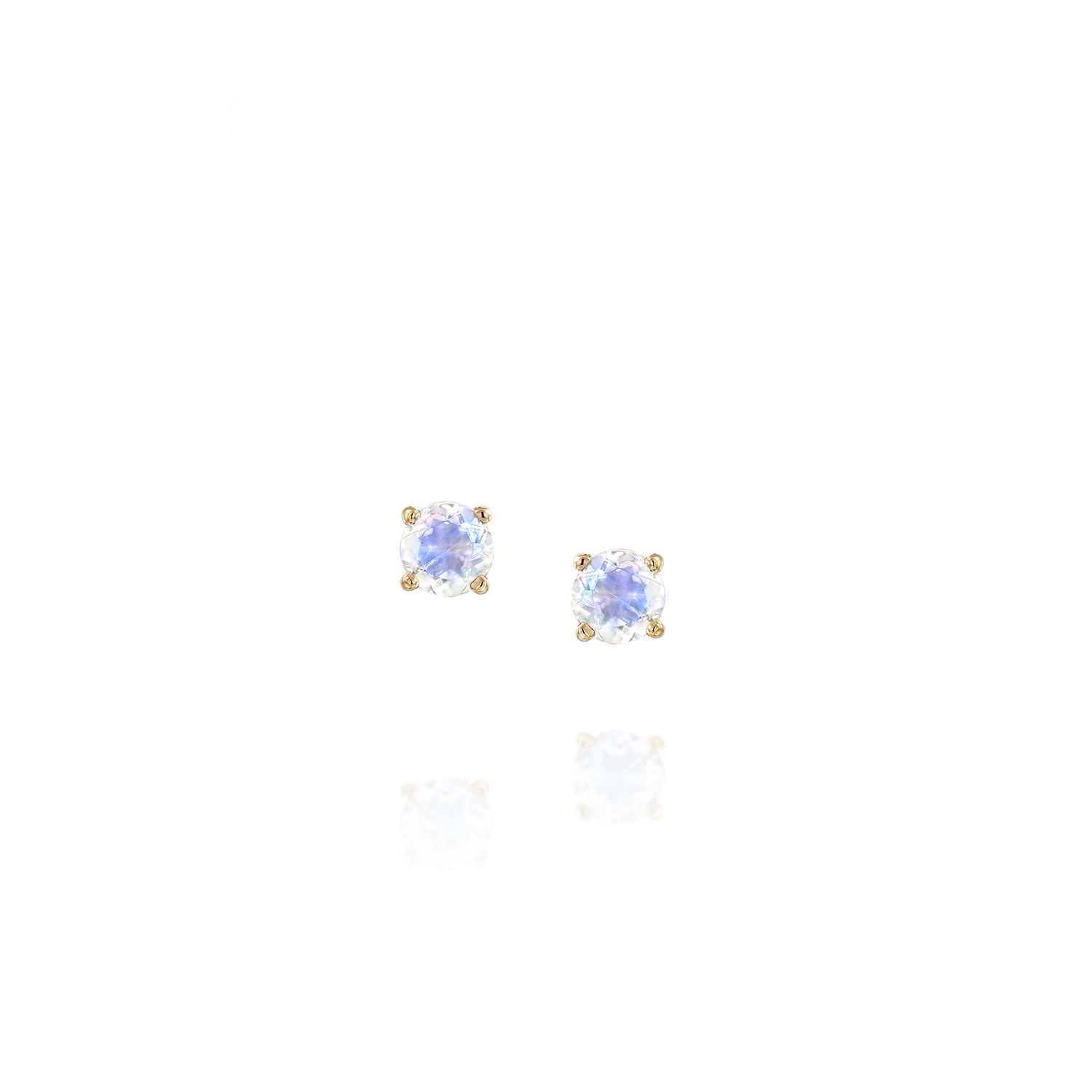 Mini Moonstone studs - Danielle Gerber Freedom Jewelry