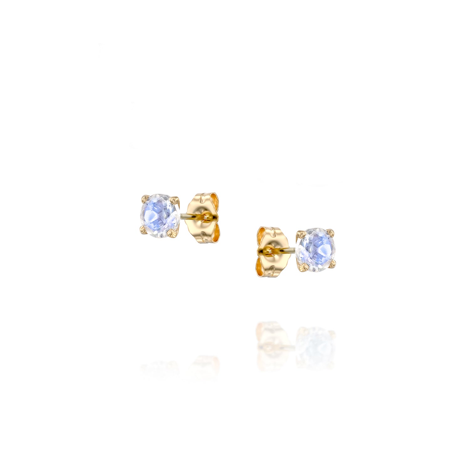 Mini Moonstone studs - Danielle Gerber Freedom Jewelry