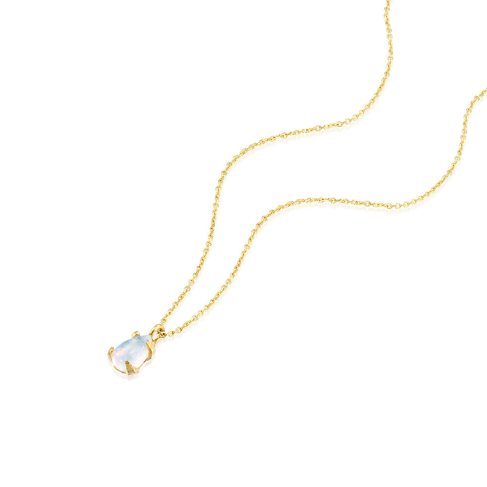 Mini Moondrop Necklace - Moonstone - Danielle Gerber Freedom Jewelry