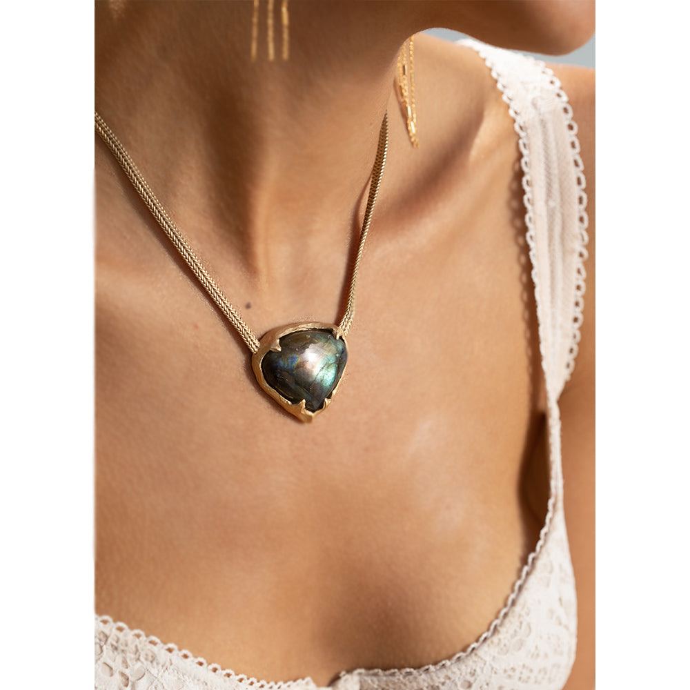 One Of a Kind Mystic Necklace - labradorite - Danielle Gerber Freedom Jewelry