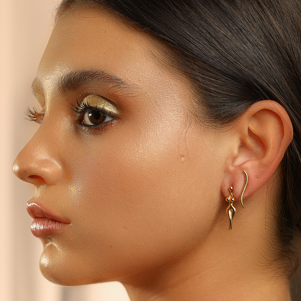 Flowy ear climber - Danielle Gerber Freedom Jewelry