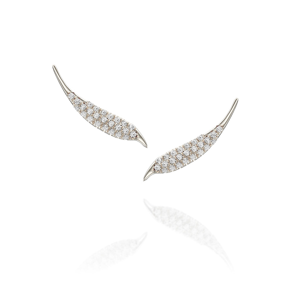 Willow Ear Climber & Diamonds - Danielle Gerber Freedom Jewelry