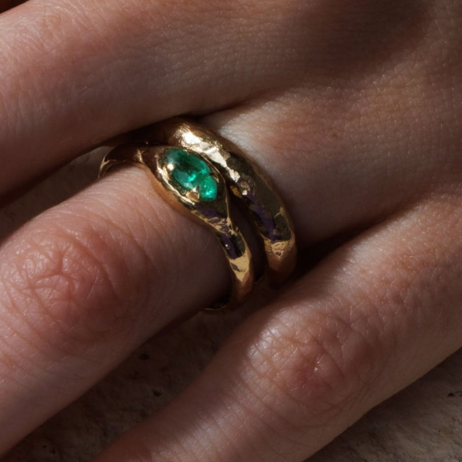 Mystic eden marquise Ring- Emerald