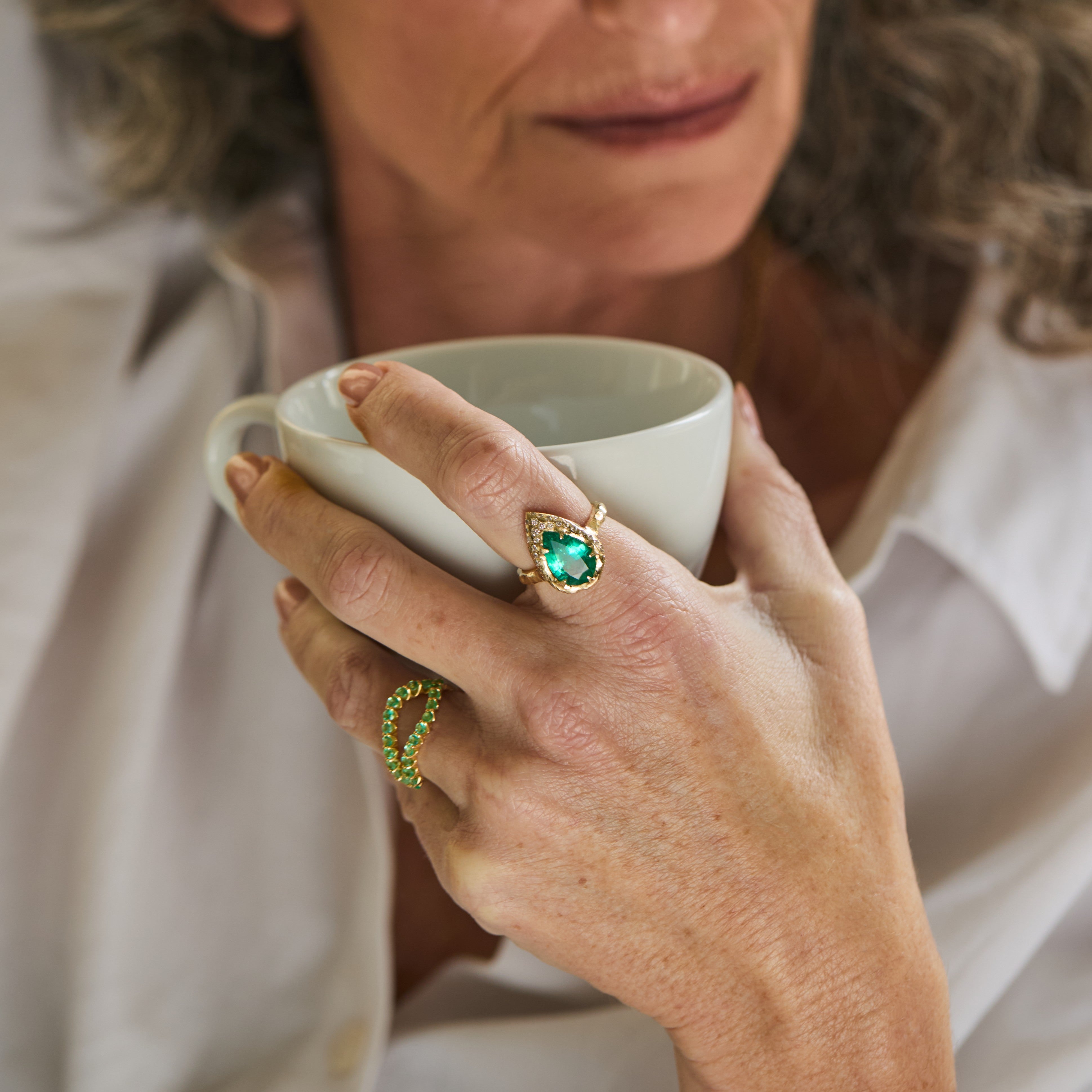 Mystic Eden Ring- Emerald