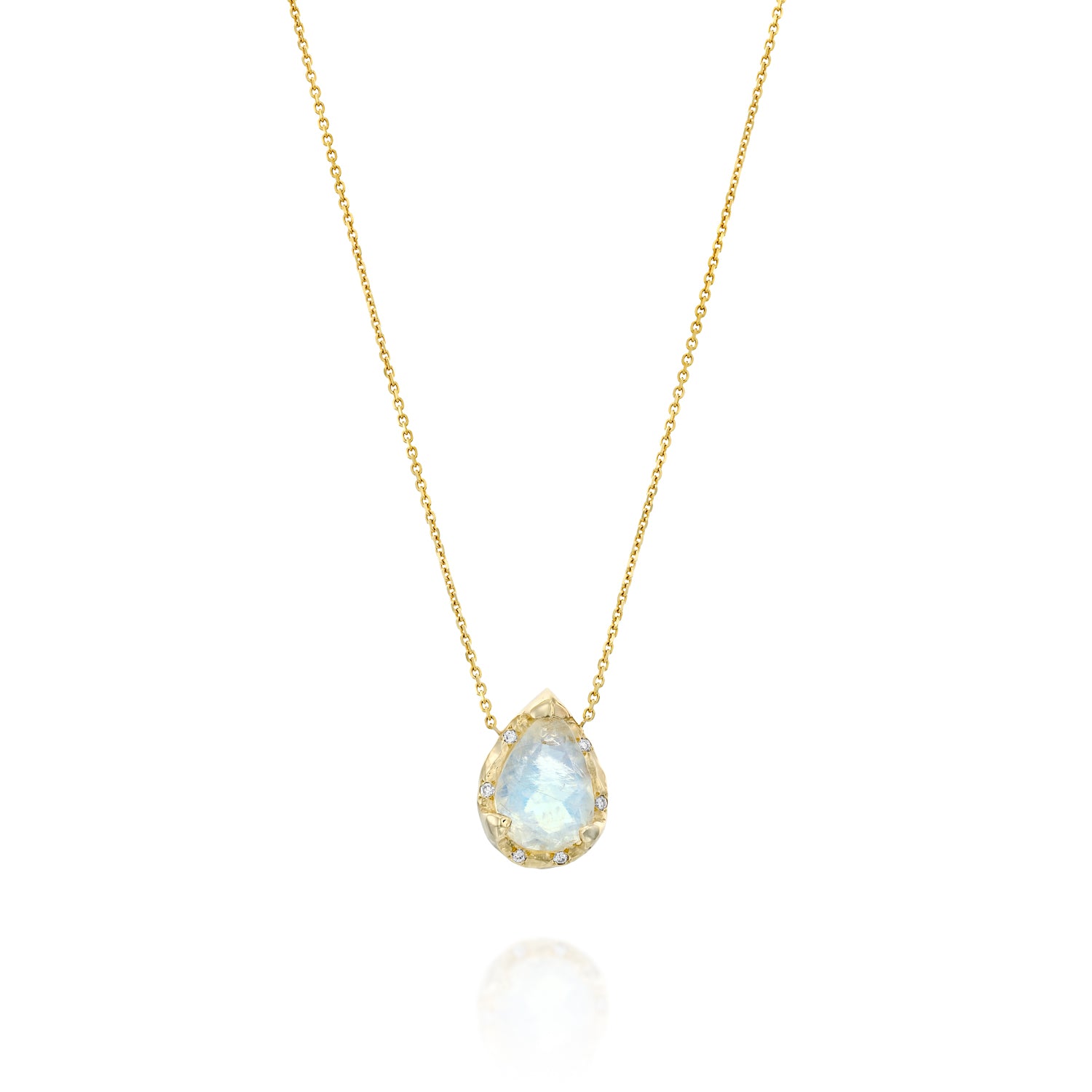 Gold Eden Necklace Moonstone