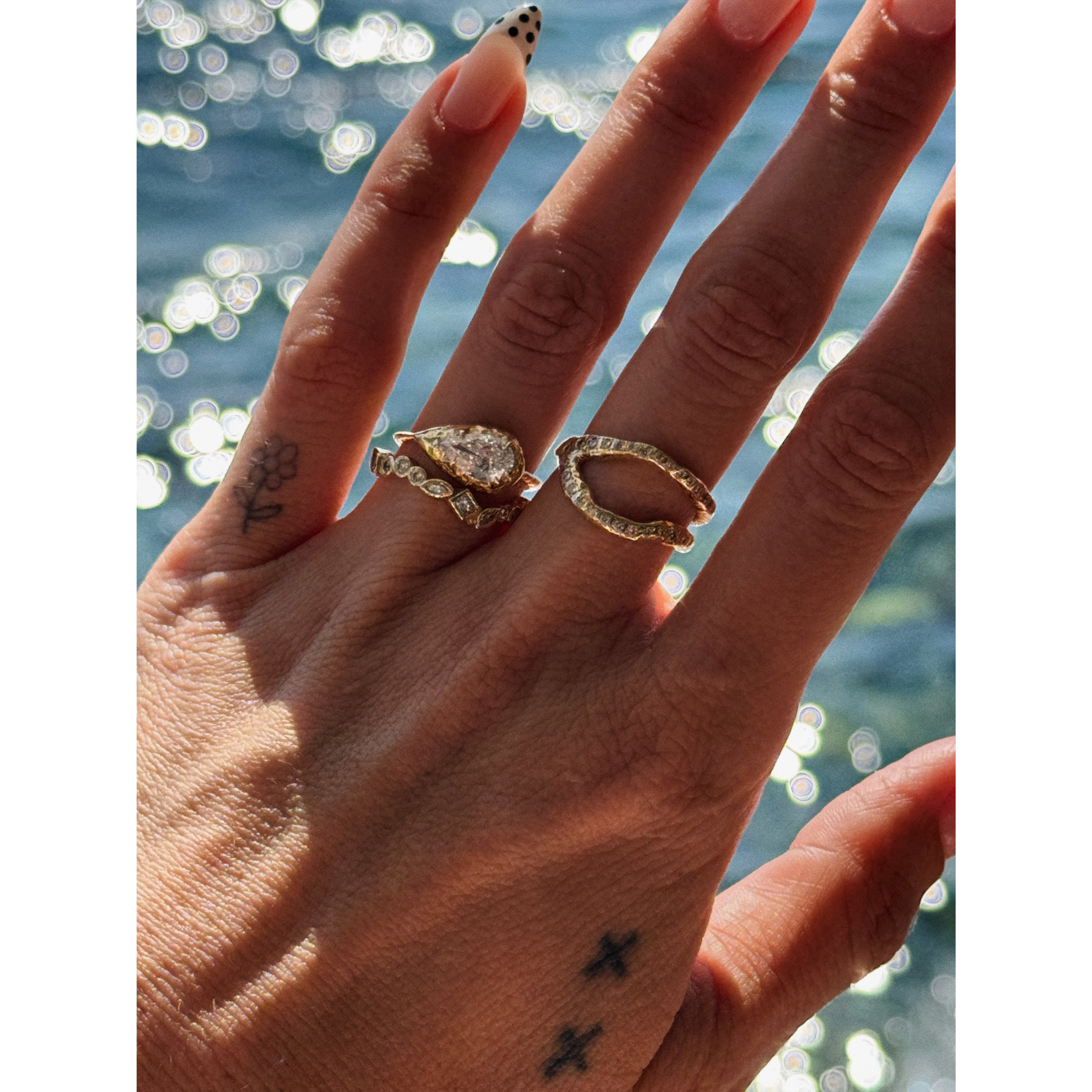 Adama Regev One-Line Ring