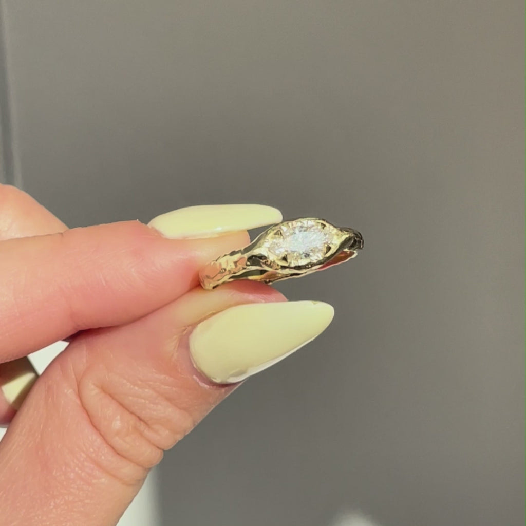 Mystic Eden Marquise Diamond Engagement Ring