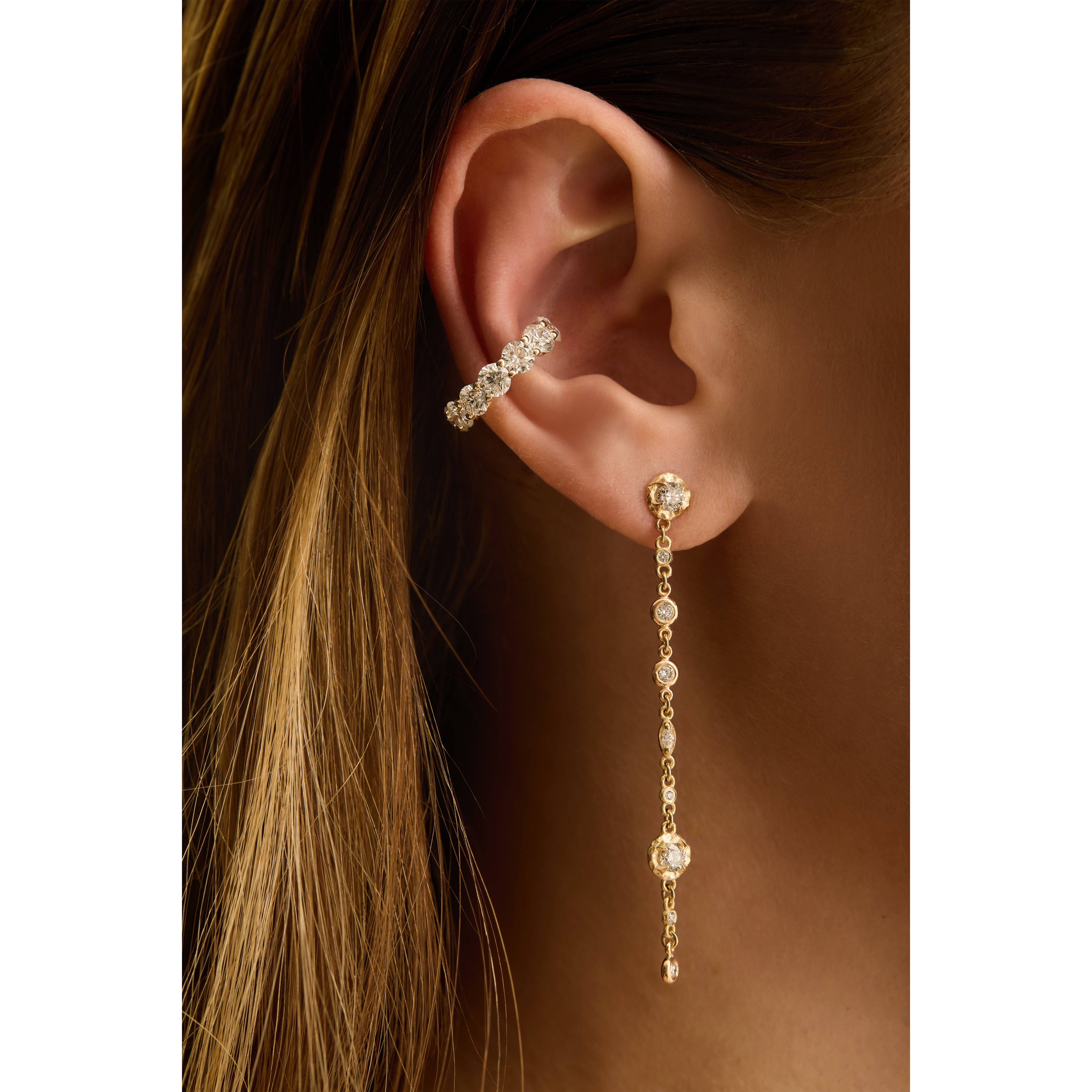 Waterfall Earrings - Diamond