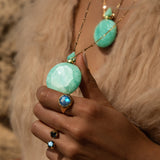 potion in a bottle - Faceted Amazonite - Danielle Gerber Freedom Jewelry