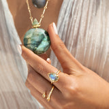 Potion in a bottle - Labradorite Faceted Bomba Size - Danielle Gerber Freedom Jewelry