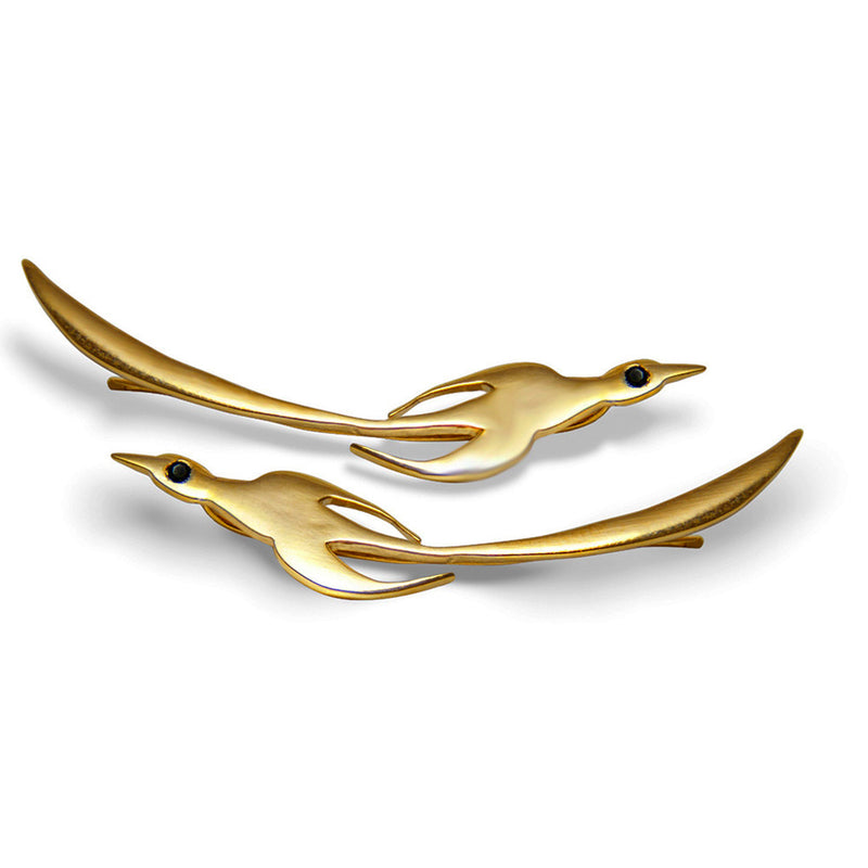 Phoenix Ear Climbers Gold or Silver - Danielle Gerber Freedom Jewelry