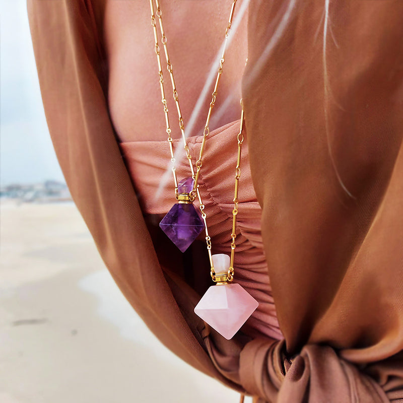 potion in a bottle - Amethyst octagon - Danielle Gerber Freedom Jewelry