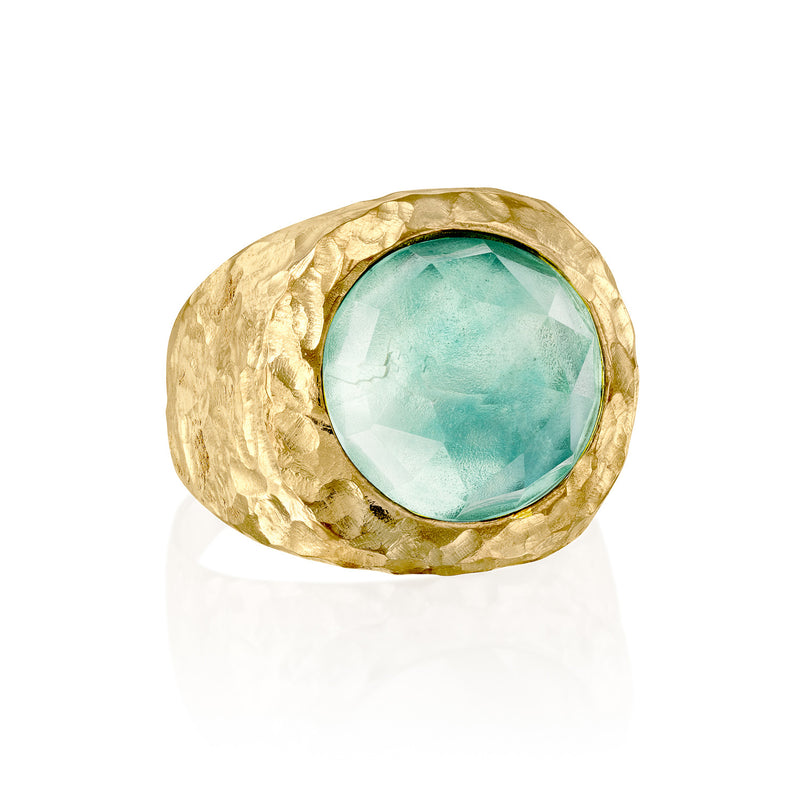 Theia Ring - Green Fluorite - Danielle Gerber Freedom Jewelry