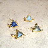 Hecate Triangle Ring - Moonstone - Danielle Gerber Freedom Jewelry