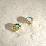 Theia Ring - Green Fluorite - Danielle Gerber Freedom Jewelry