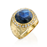 Theia Ring - Labradorite & Diamonds - Danielle Gerber Freedom Jewelry