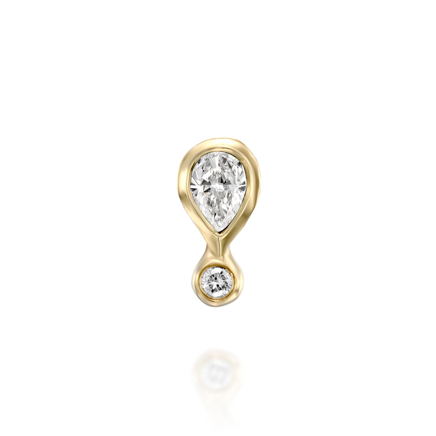 Jolene earring - White Topaz &amp; diamond