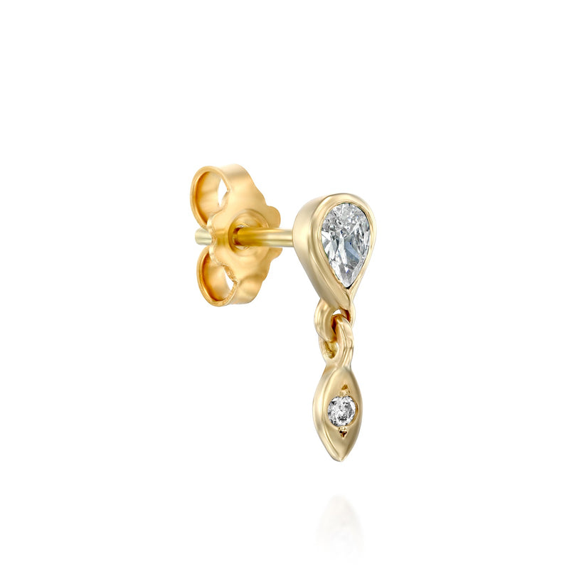 Joann earring - White Topaz