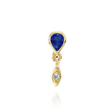 Joann earring - Sapphire