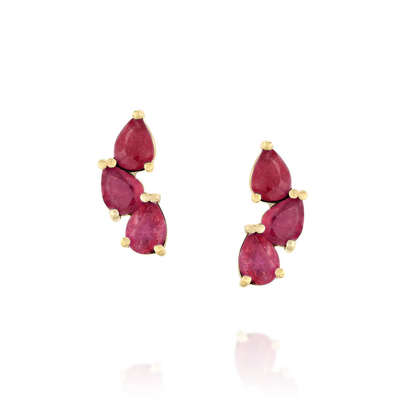 Rain Stud - Ruby