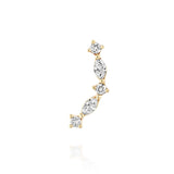Cosmos Stud  - Diamonds