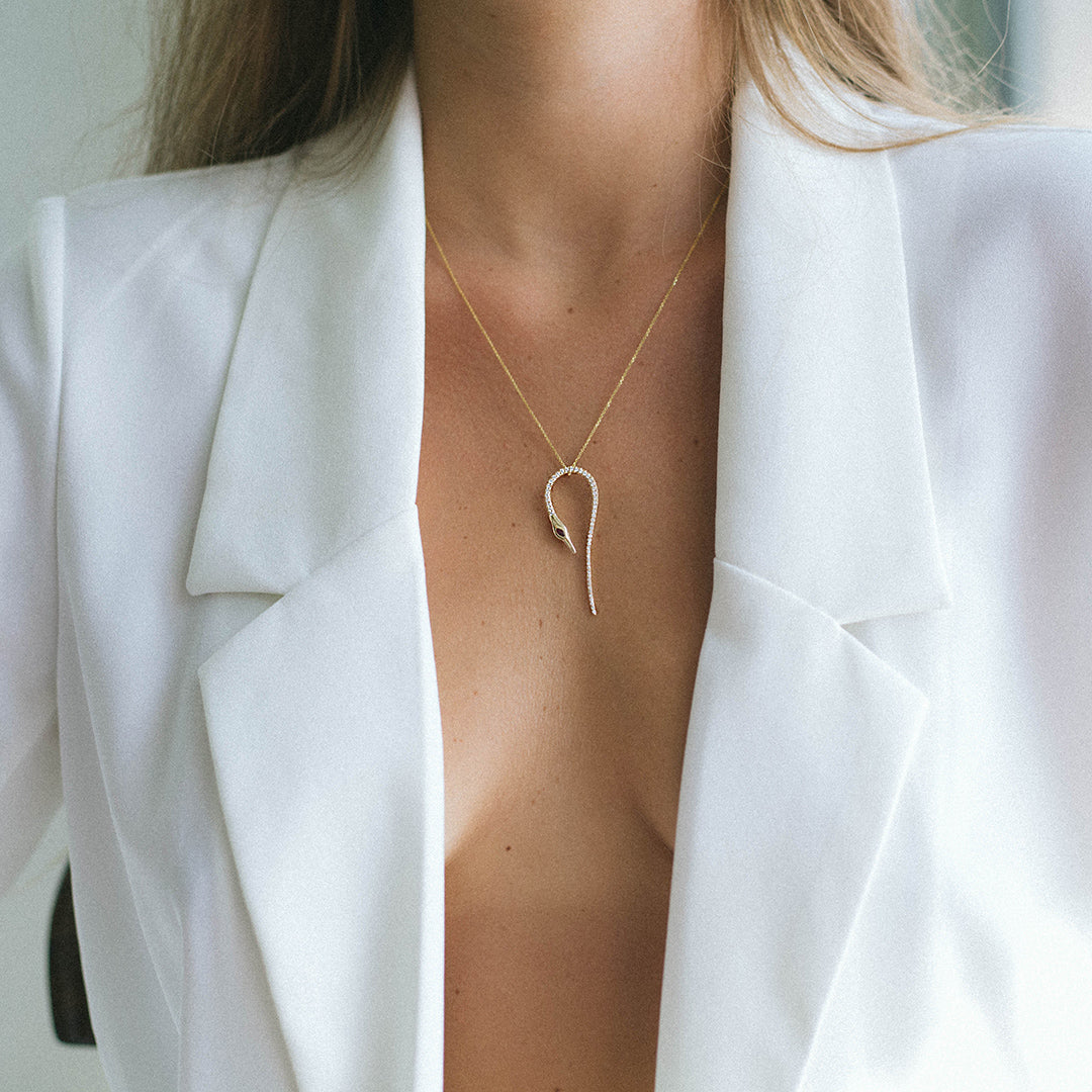 Crane Necklace - Danielle Gerber Freedom Jewelry
