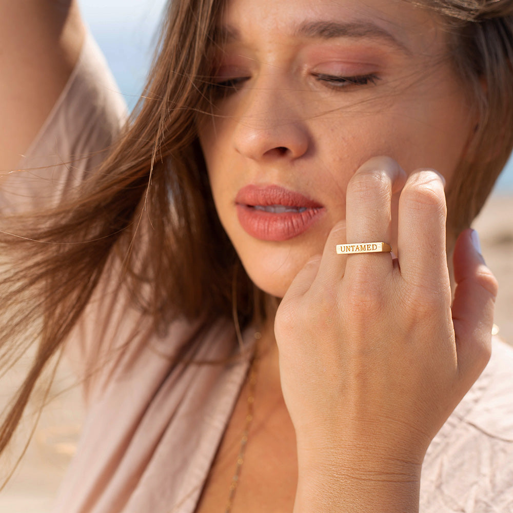 UNTAMED ring - 14K Gold &amp; Diamond - Danielle Gerber Freedom Jewelry