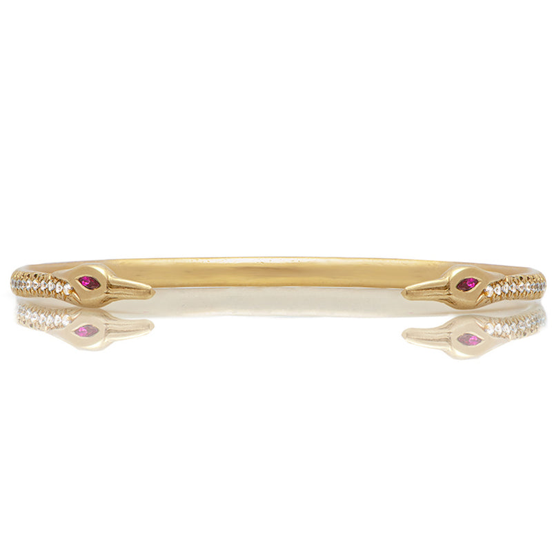 Crane cuff & diamonds - Danielle Gerber Freedom Jewelry