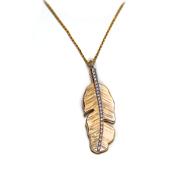Feather Necklace - Danielle Gerber Freedom Jewelry
