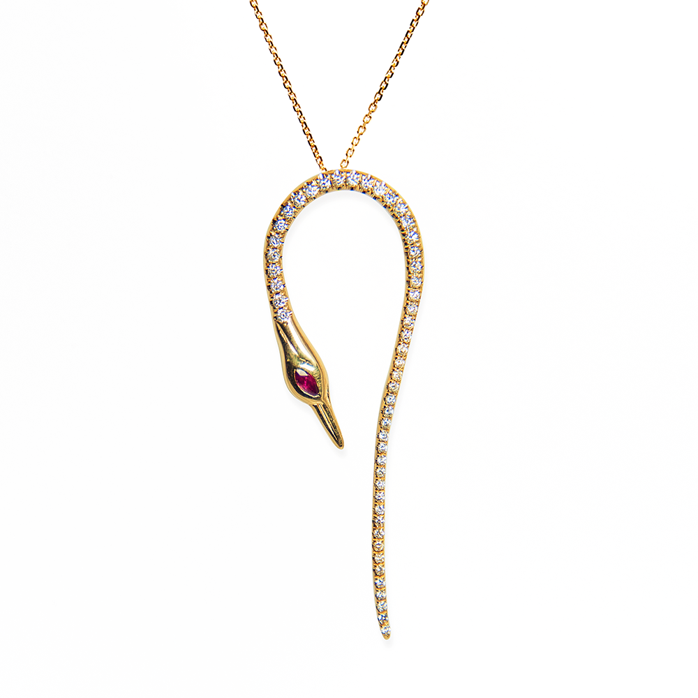 Crane Necklace - Danielle Gerber Freedom Jewelry