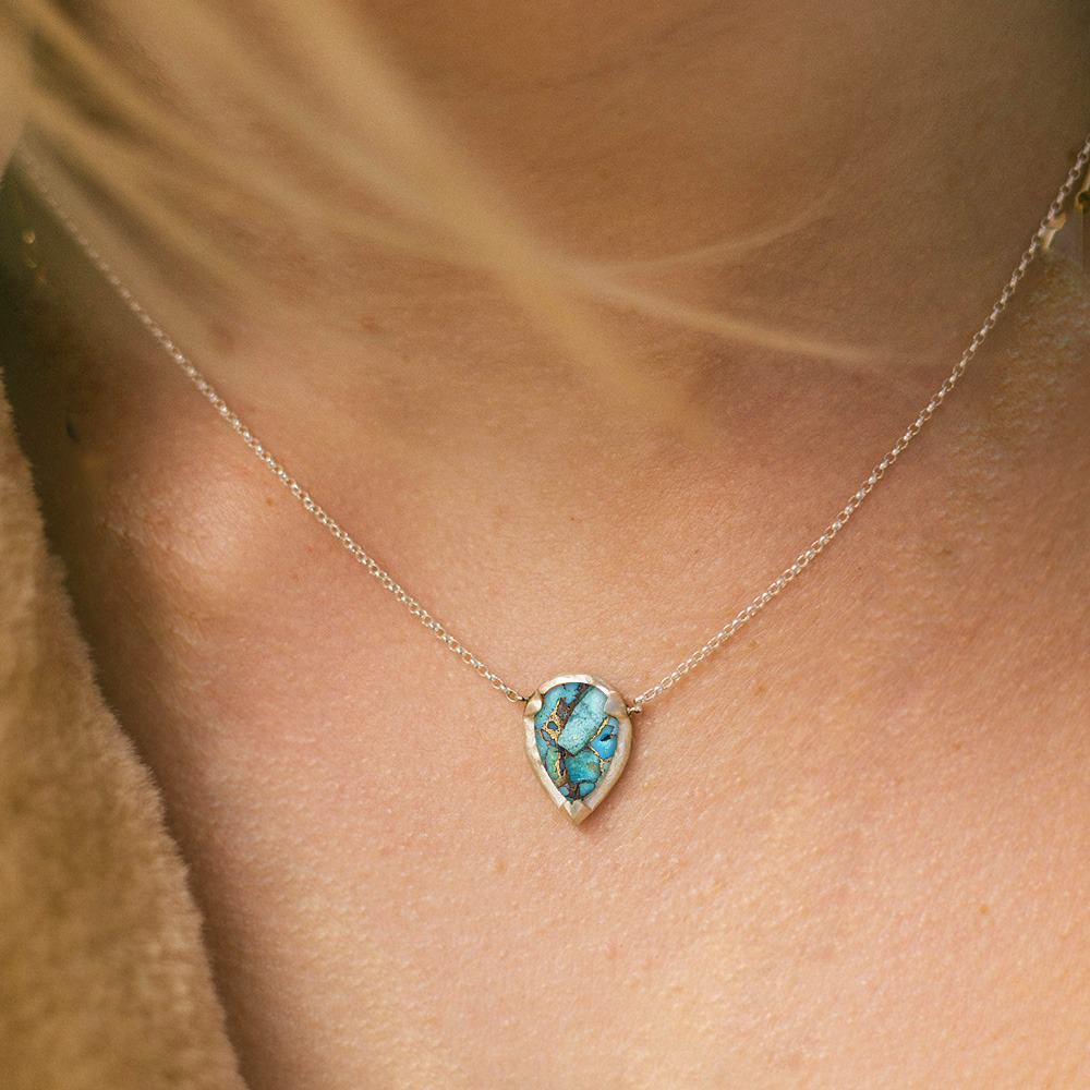 Eden Necklace - Turquoise - Danielle Gerber Freedom Jewelry