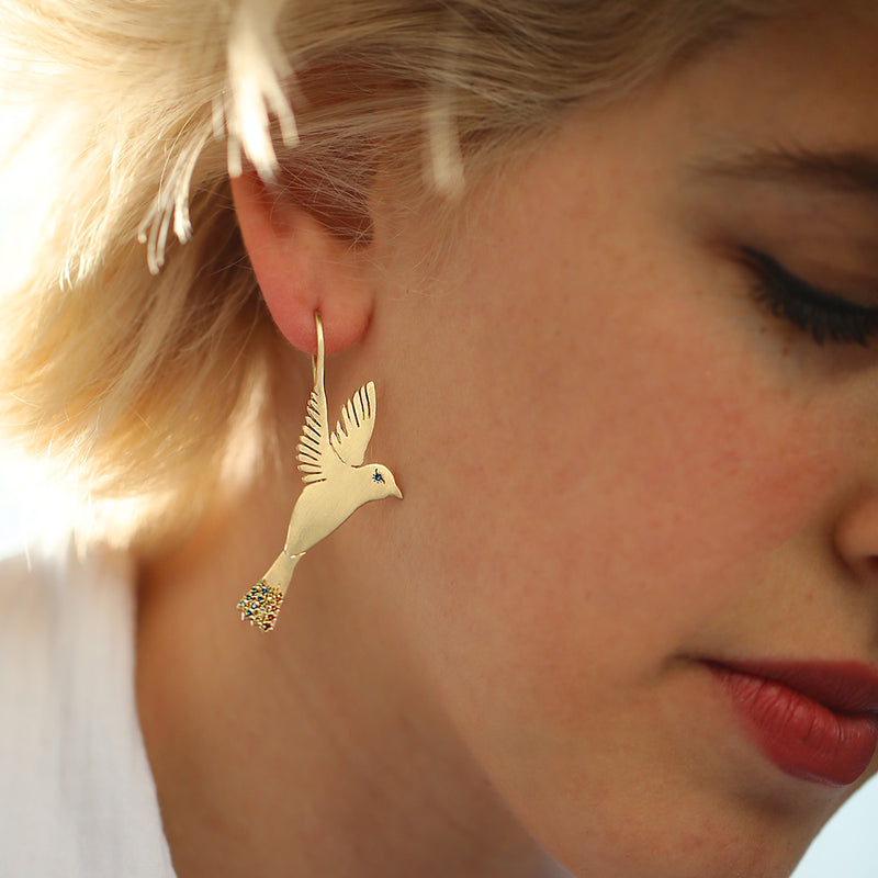 Doves Earrings - Danielle Gerber Freedom Jewelry