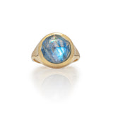 Cleopatra ring - 14k Gold & labradorite - Danielle Gerber Freedom Jewelry