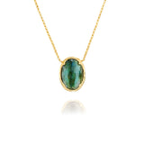 Labradorite Scarab Necklace - Danielle Gerber Freedom Jewelry