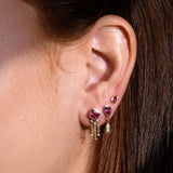 Indrani Earring & Pink Tourmaline  - one of a kind - Danielle Gerber Freedom Jewelry