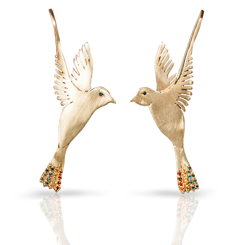 Doves Earrings - Danielle Gerber Freedom Jewelry