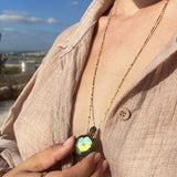 Potion in a bottle - heart labradorite - Danielle Gerber Freedom Jewelry