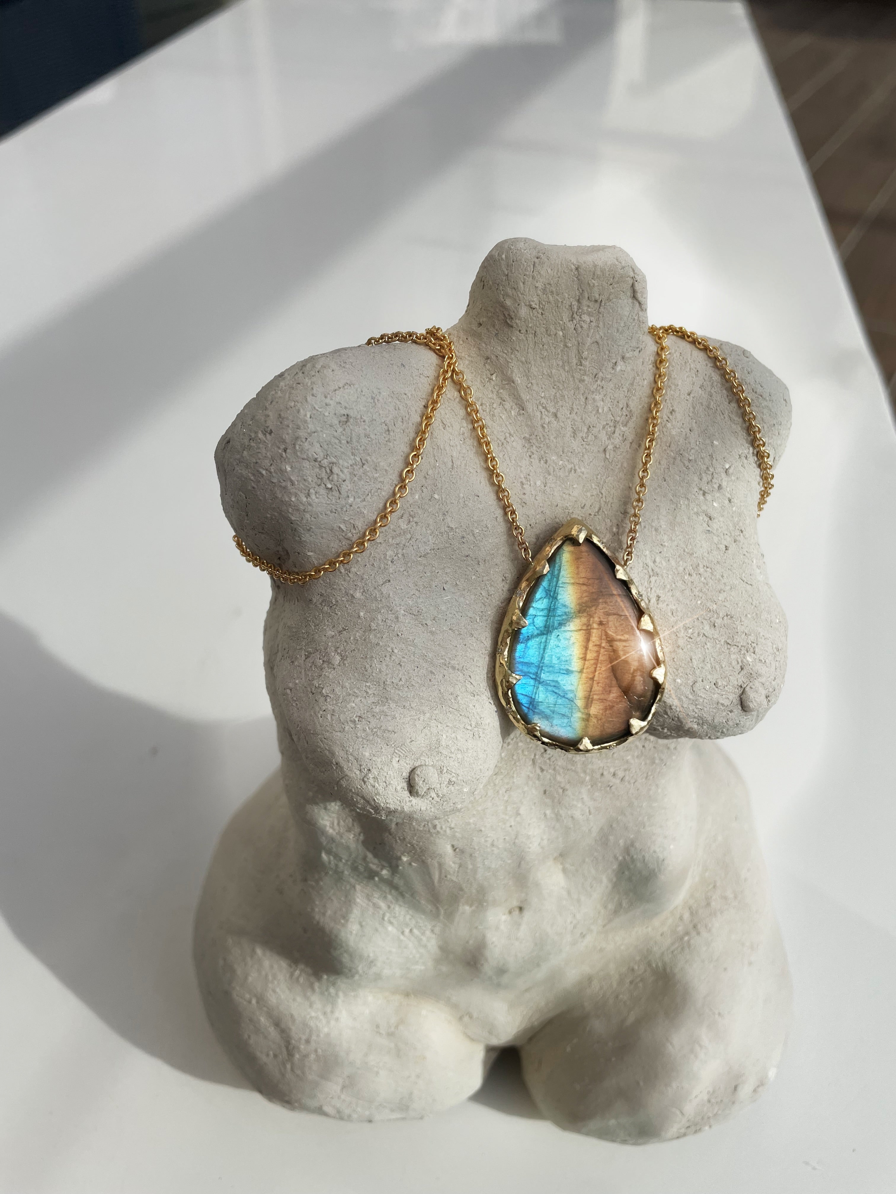 One of a kind Eilat pedant - labradorite - Danielle Gerber Freedom Jewelry