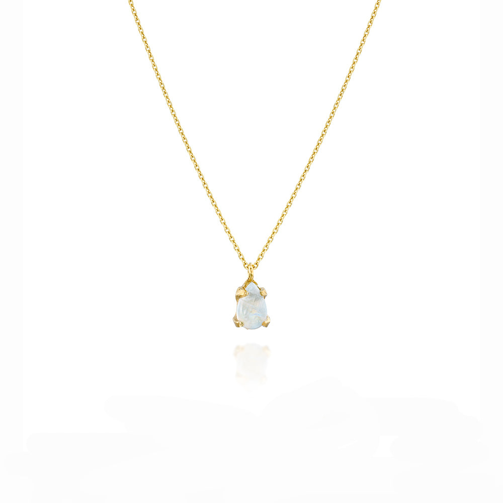 Mini Moondrop Necklace - Moonstone - Danielle Gerber Freedom Jewelry