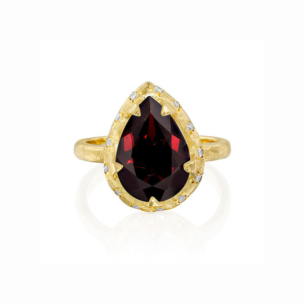 Mystic Eden Ring -  Garnet - Danielle Gerber Freedom Jewelry